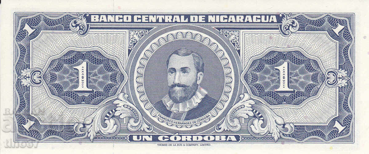 Auction tino37- NICARAGUA - 1 CORDOBA - 1968 - UNC Auction tino37- NICARAGUA - 1 CORDOBA - 1968 - UNC