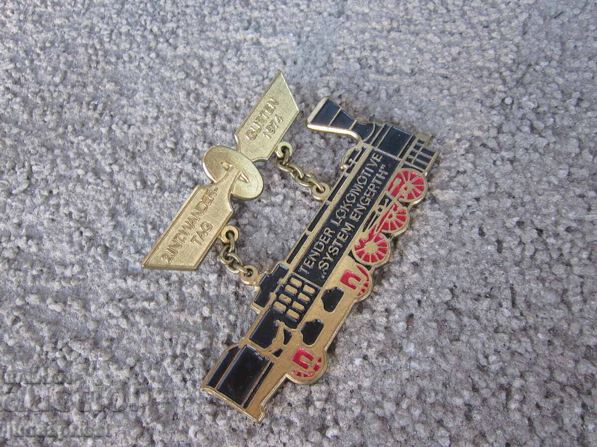 Auction badge German Railways German railway badge 1974 Auction badge German Railways German railway badge 1974