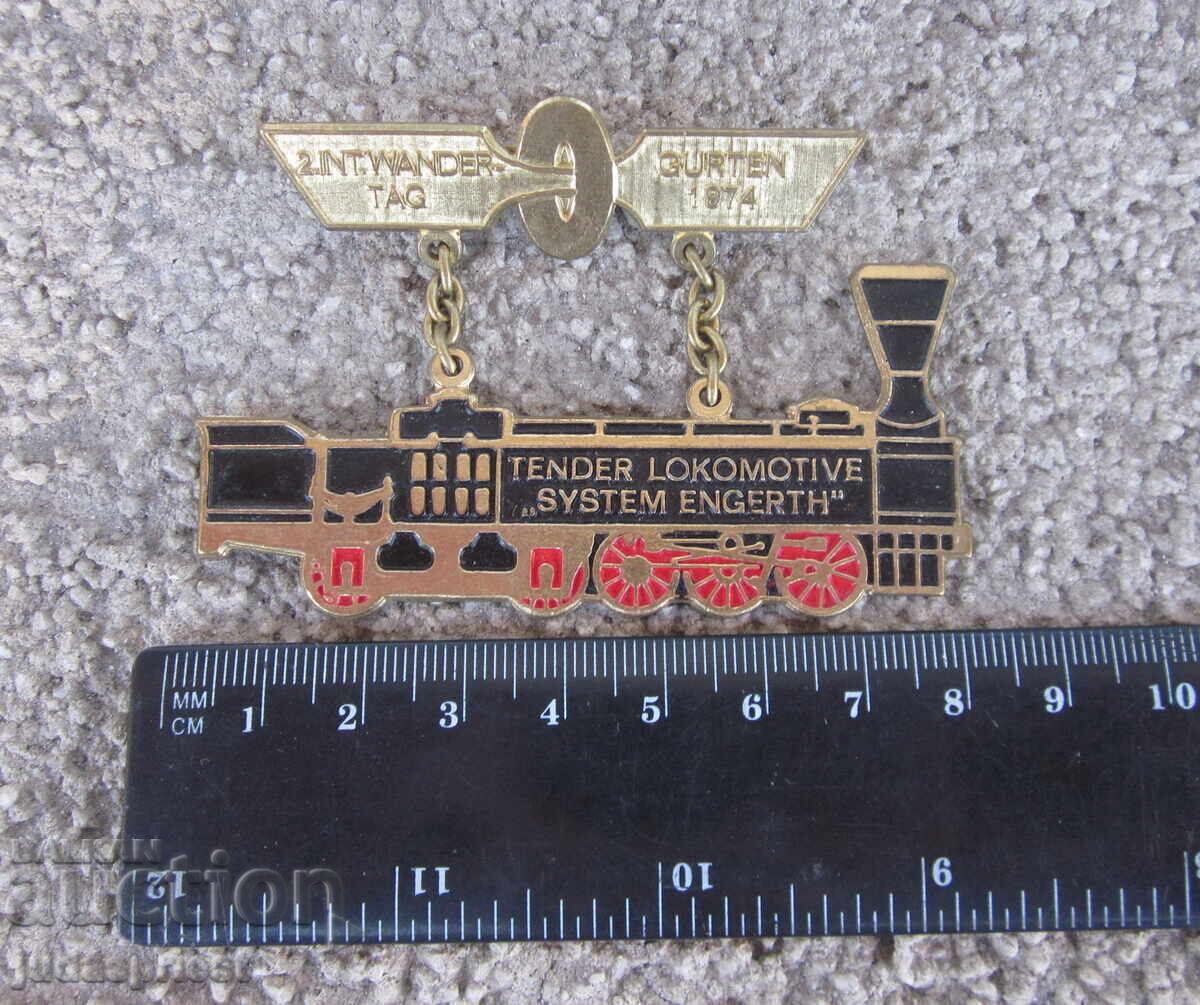 badge German Railways German railway badge 1974 - 5 badge German Railways German railway badge 1974 - 5