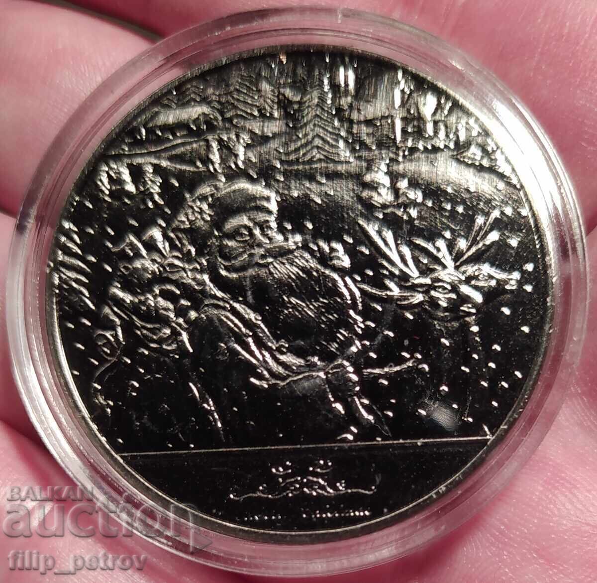 Christmas - New Year plaque in a protective capsule. - 5