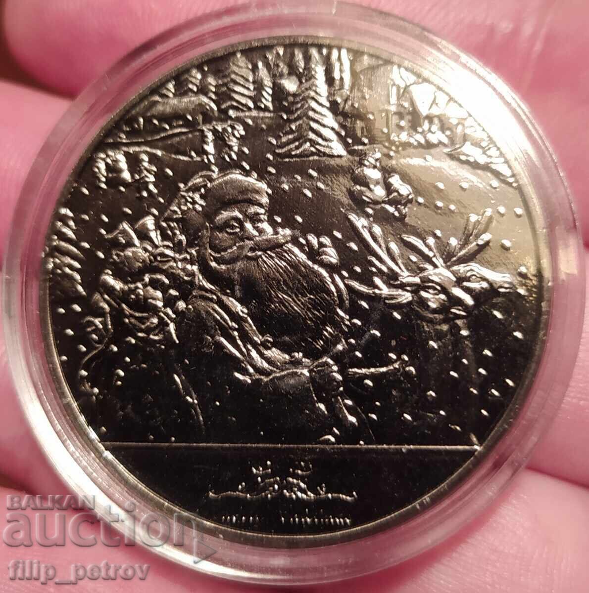 Christmas - New Year plaque in a protective capsule. - 6