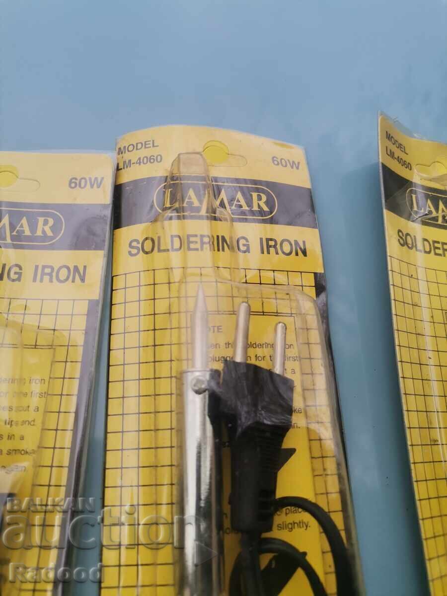 5 pieces Soldering irons from the 90s 60w with price 40.00 BGN | € 20.45 5 pieces Soldering irons from the 90s 60w with price 40.00 BGN | € 20.45