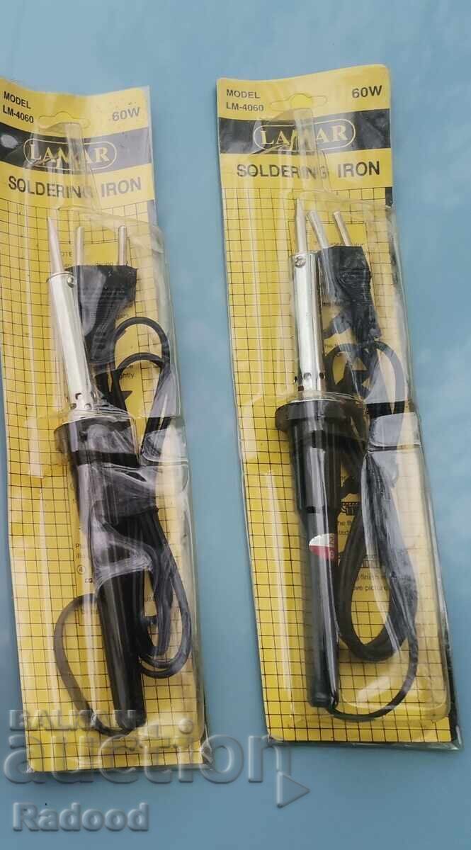 Auction 5 pieces Soldering irons from the 90s 60w Auction 5 pieces Soldering irons from the 90s 60w