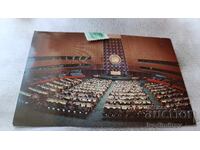 П К New York City United Nations Central Assembly Hall 1969