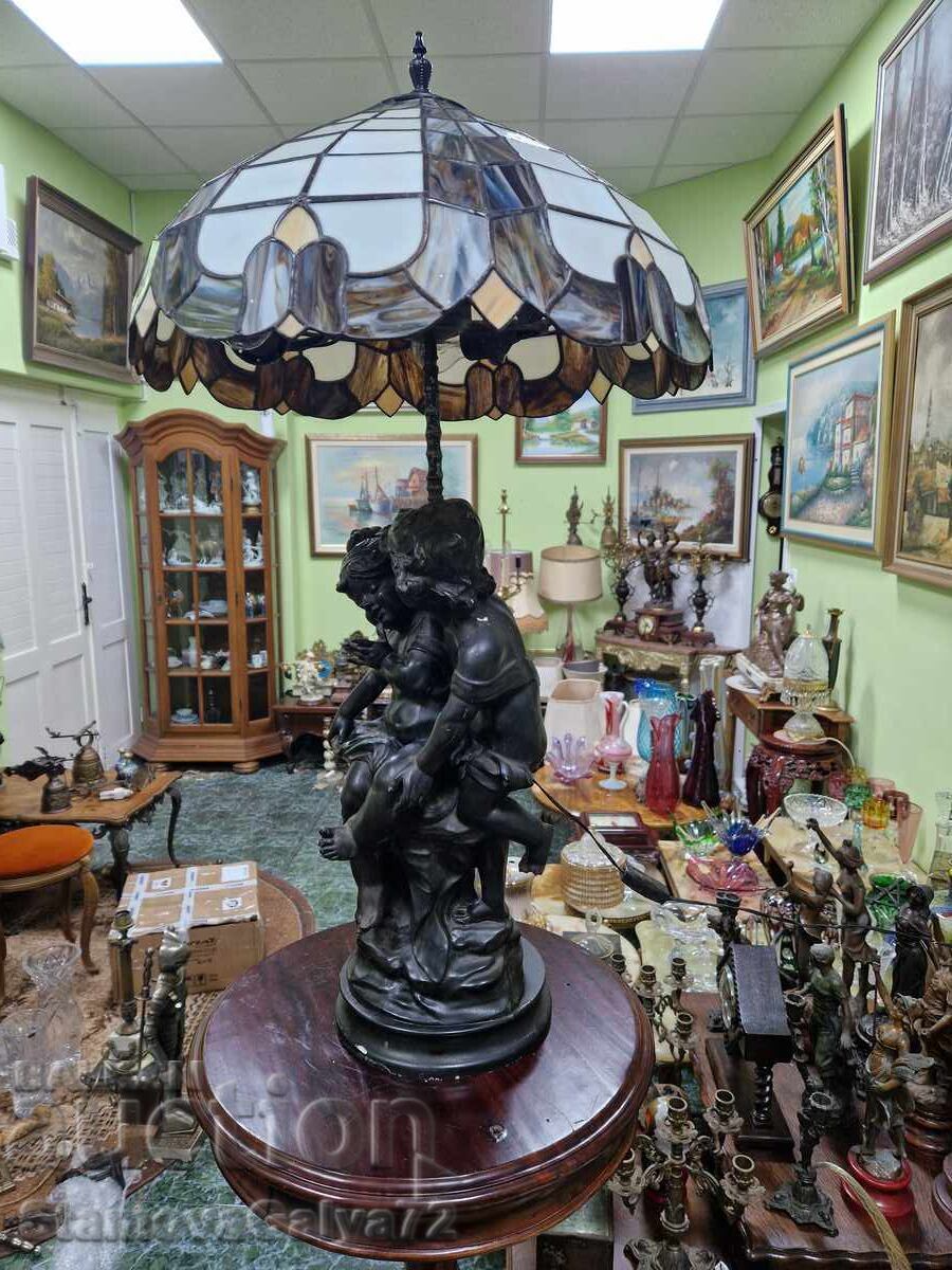 Страхотна голяма антикварна лампа Тифани с цена 697.00 лв. | € 356.37 Страхотна голяма антикварна лампа Тифани с цена 697.00 лв. | € 356.37