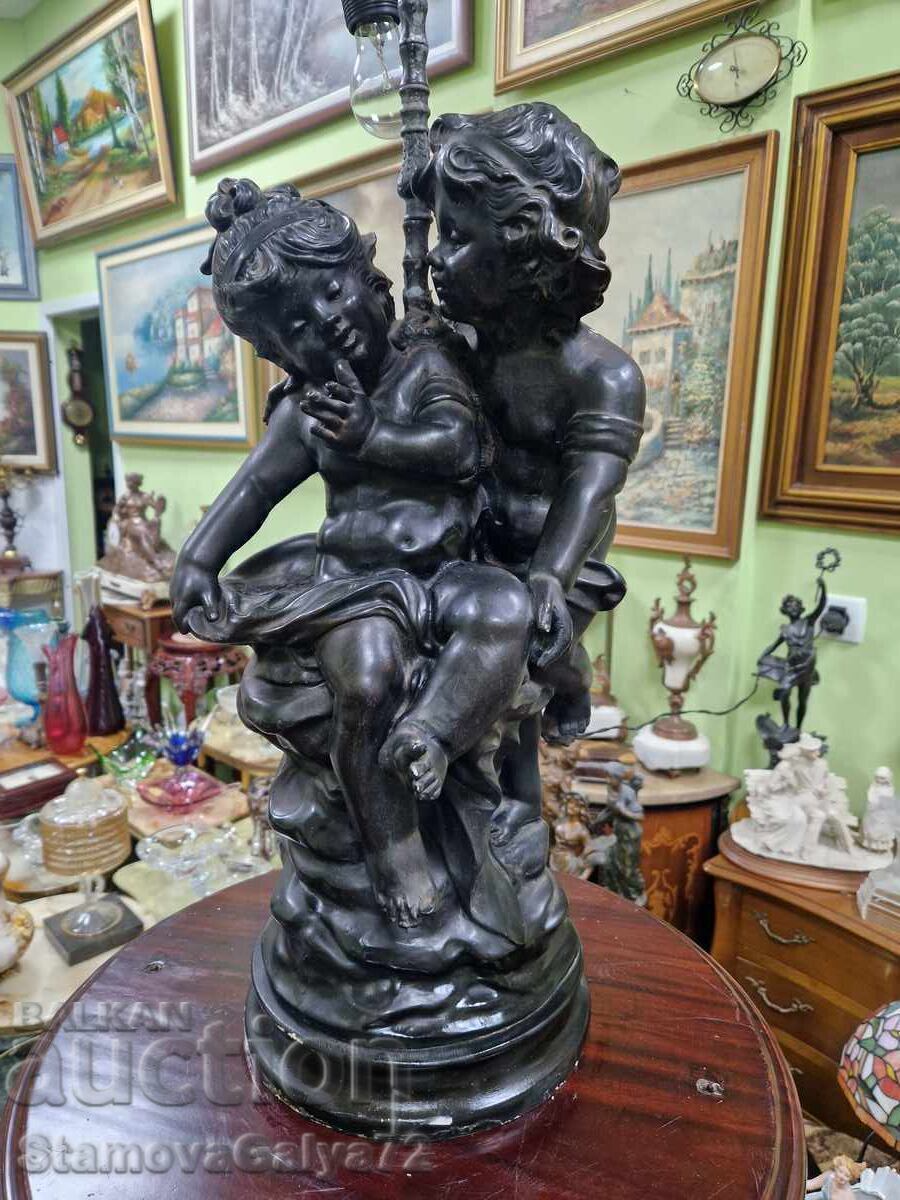 Страхотна голяма антикварна лампа Тифани - 5 Страхотна голяма антикварна лампа Тифани - 5