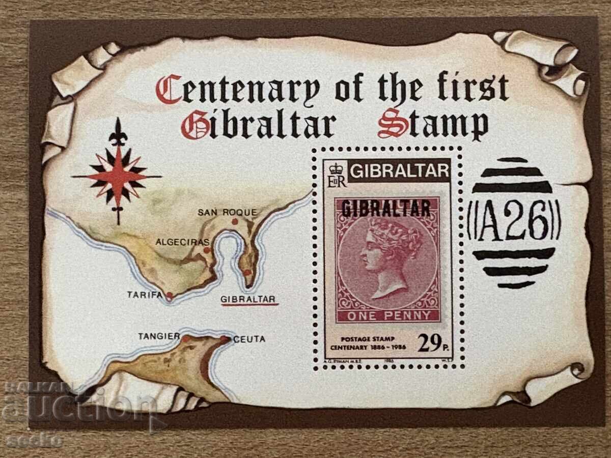 Gibraltar - 100 de ani Timbre Poștale Gibraltar (1986) MNH