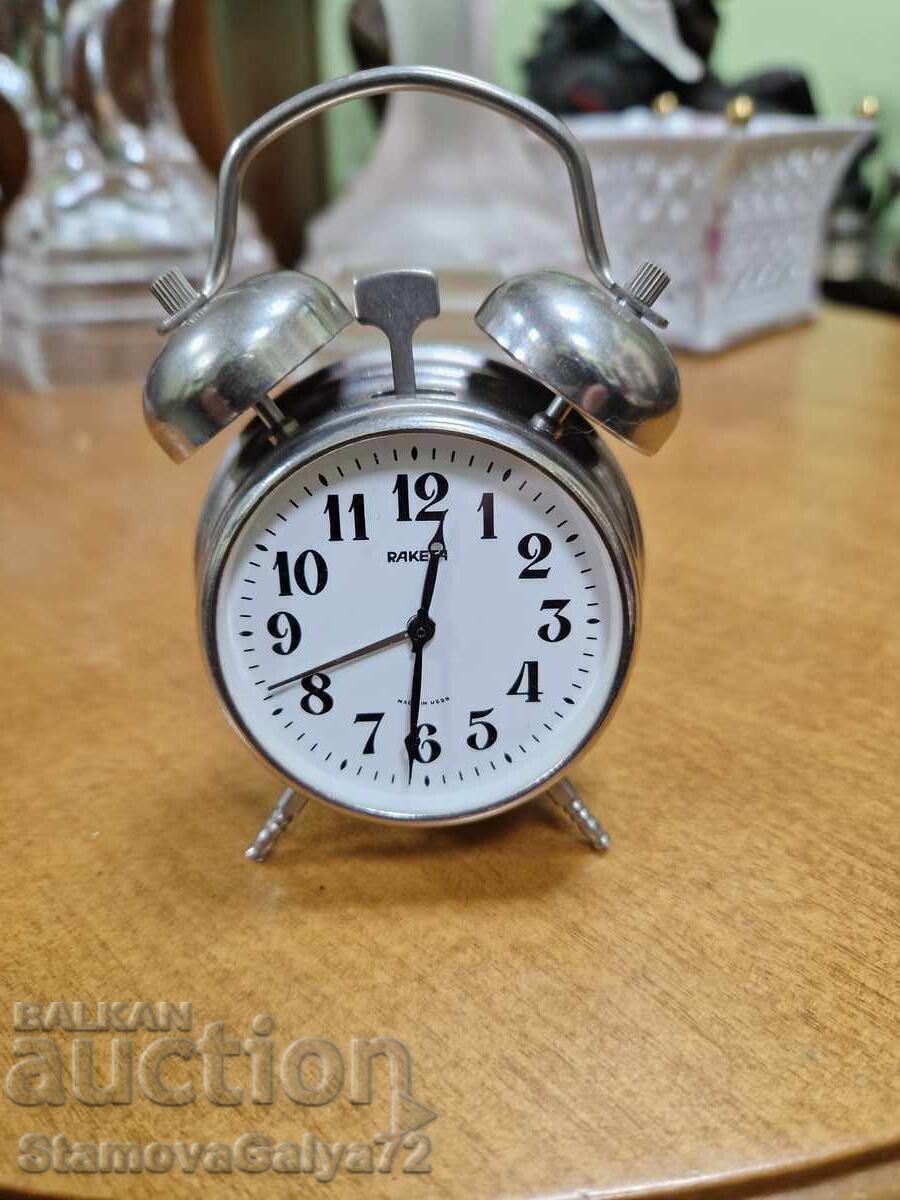 Rare antique Russian alarm clock Rocket with price 98.00 BGN | € 50.11 Rare antique Russian alarm clock Rocket with price 98.00 BGN | € 50.11