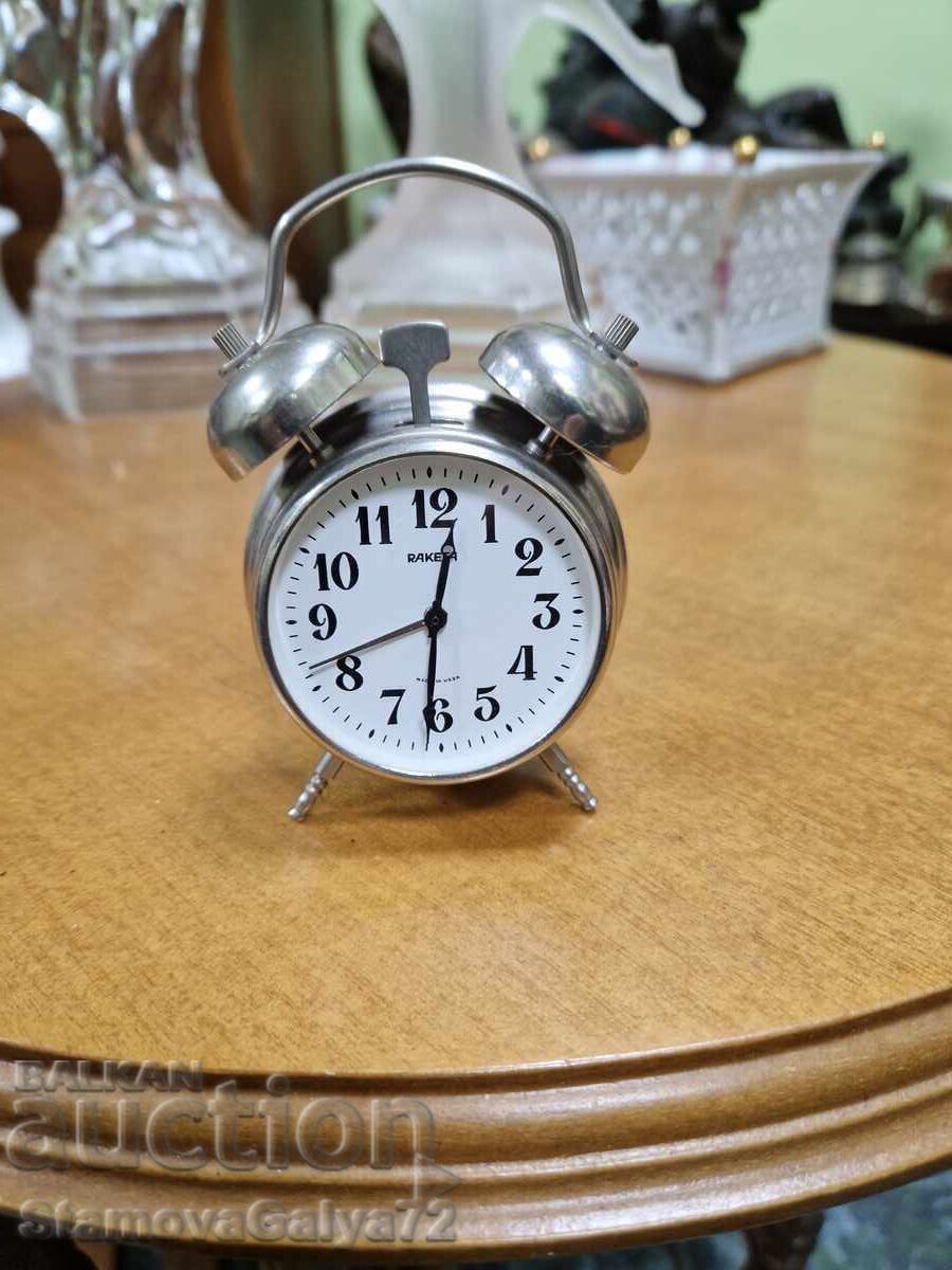 Rare antique Russian alarm clock Rocket Rare antique Russian alarm clock Rocket