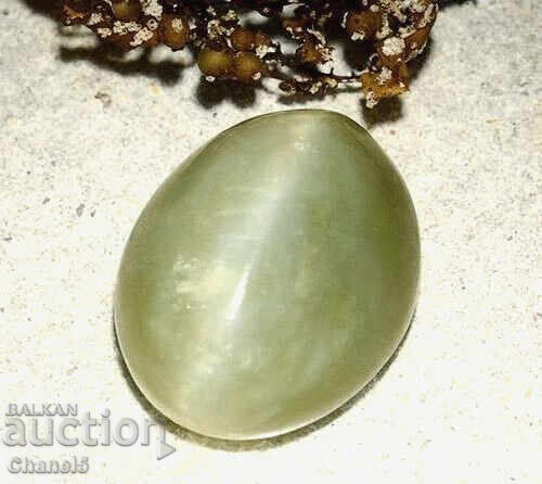 NATURAL CHRYSOBERYL 'CAT'S EYE' - 3.65 ct (477) with price 39.90 BGN | € 20.40 NATURAL CHRYSOBERYL 'CAT'S EYE' - 3.65 ct (477) with price 39.90 BGN | € 20.40