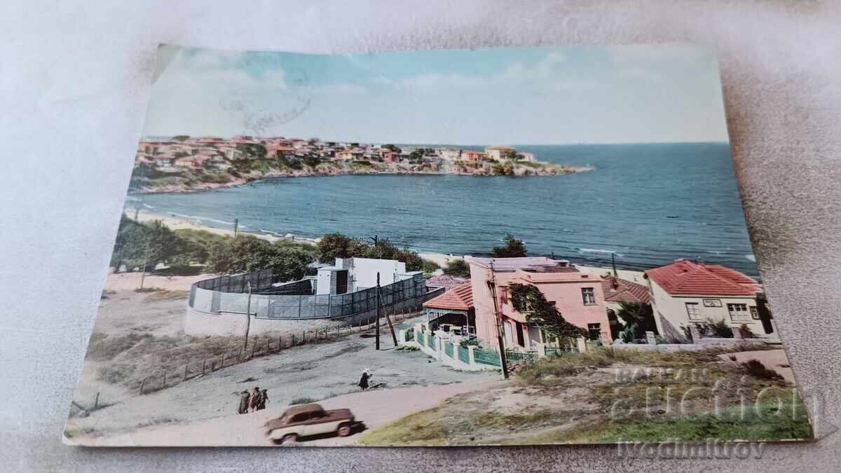 Postcard Sozopol View 1961