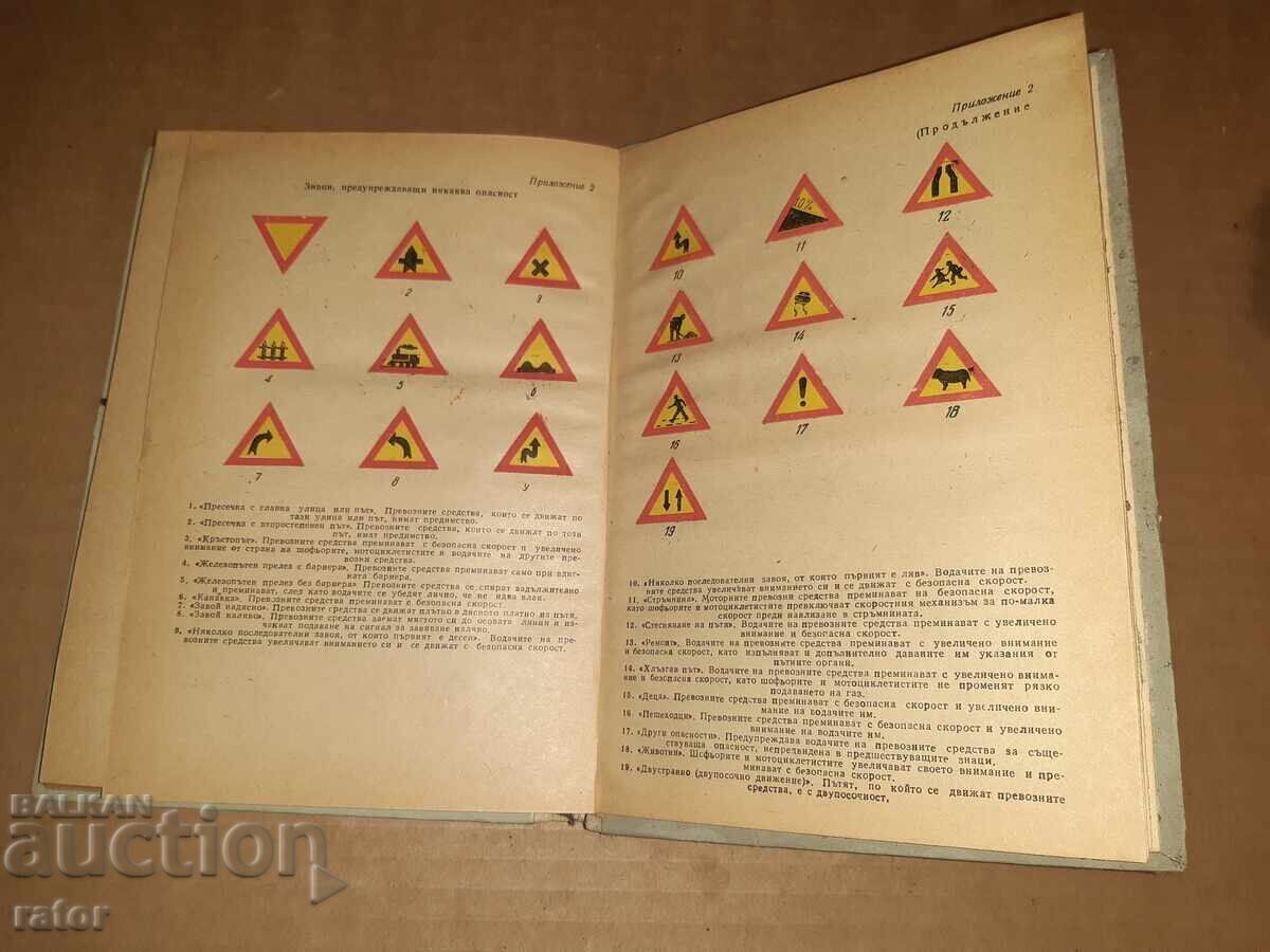 Delivery of Textbook for the amateur driver 1961