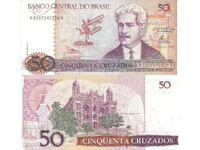 tino37- BRAZILIA - 50 CRUZADOS - 1986 - UNC