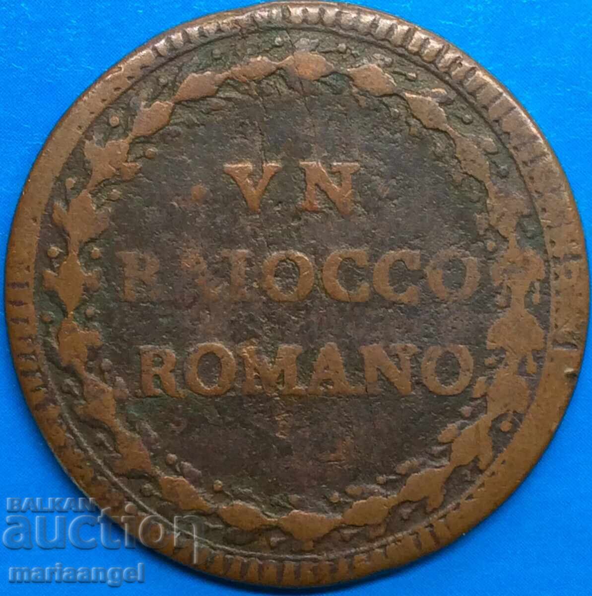 Baiocco Romano Clement XIII 1758-1769 Vatican 10,13