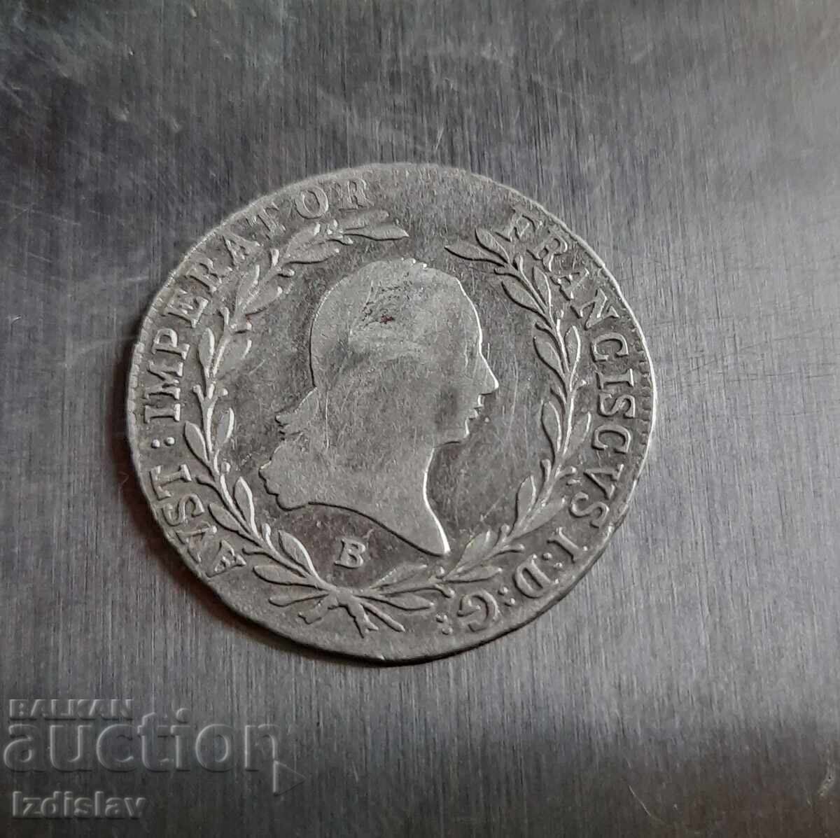 Monedă veche de argint austriacă