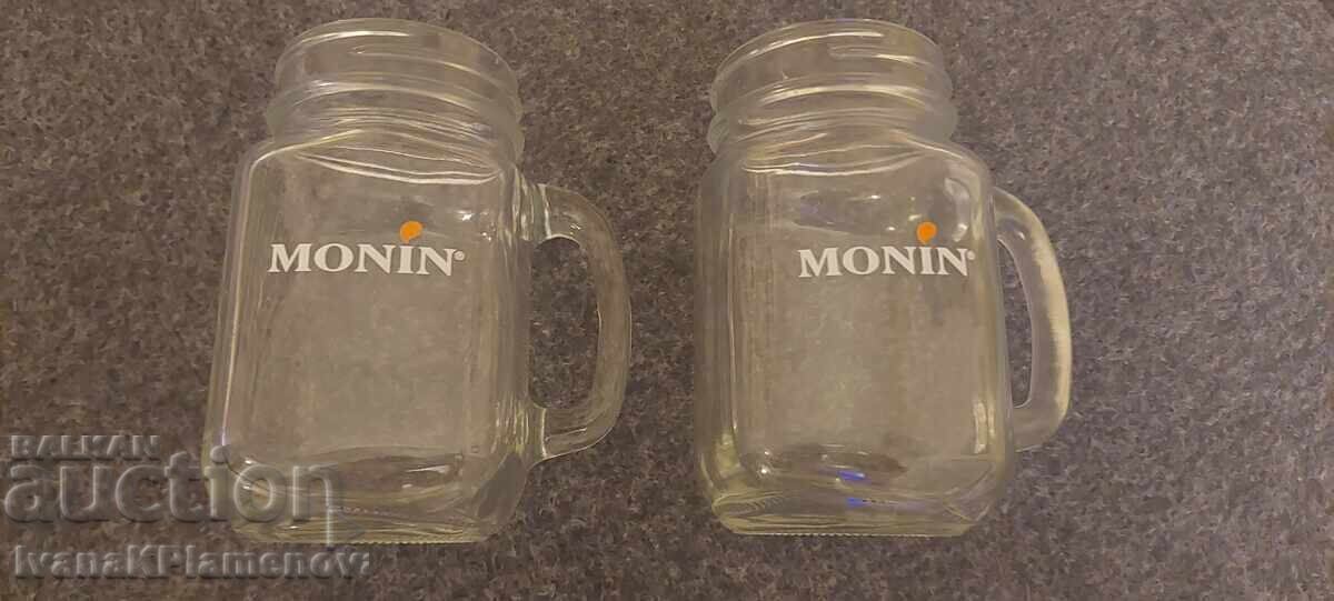 Two glass jars Two glass jars