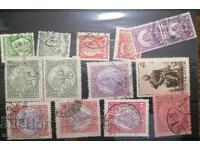 Lot of old stamps with stamp