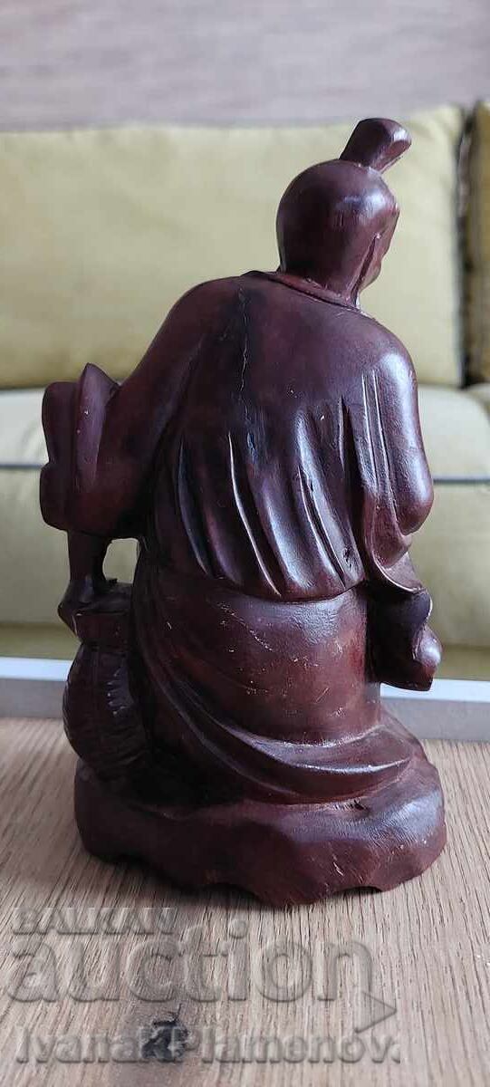 Delivery of Woodcarving for collectors, height 18cm