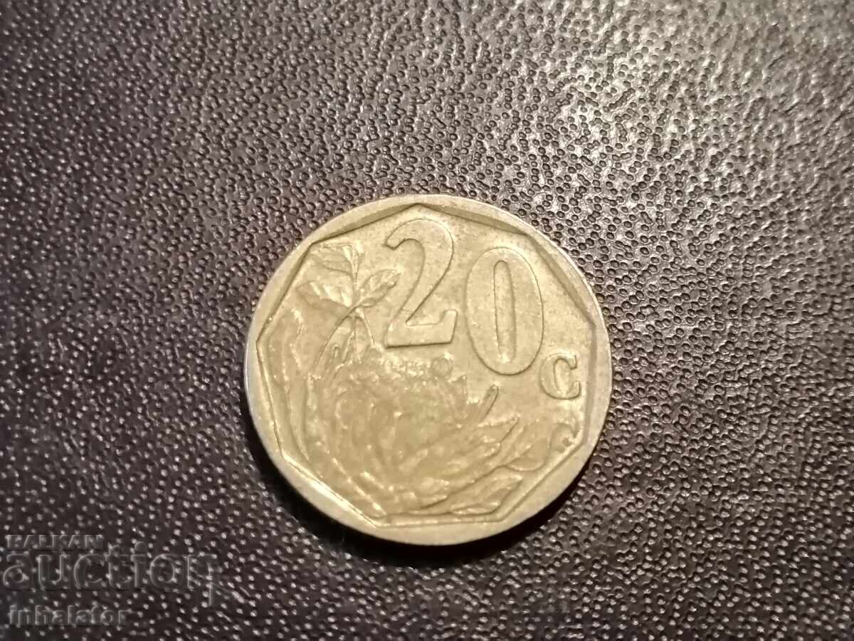 20 cents 2002 South Africa