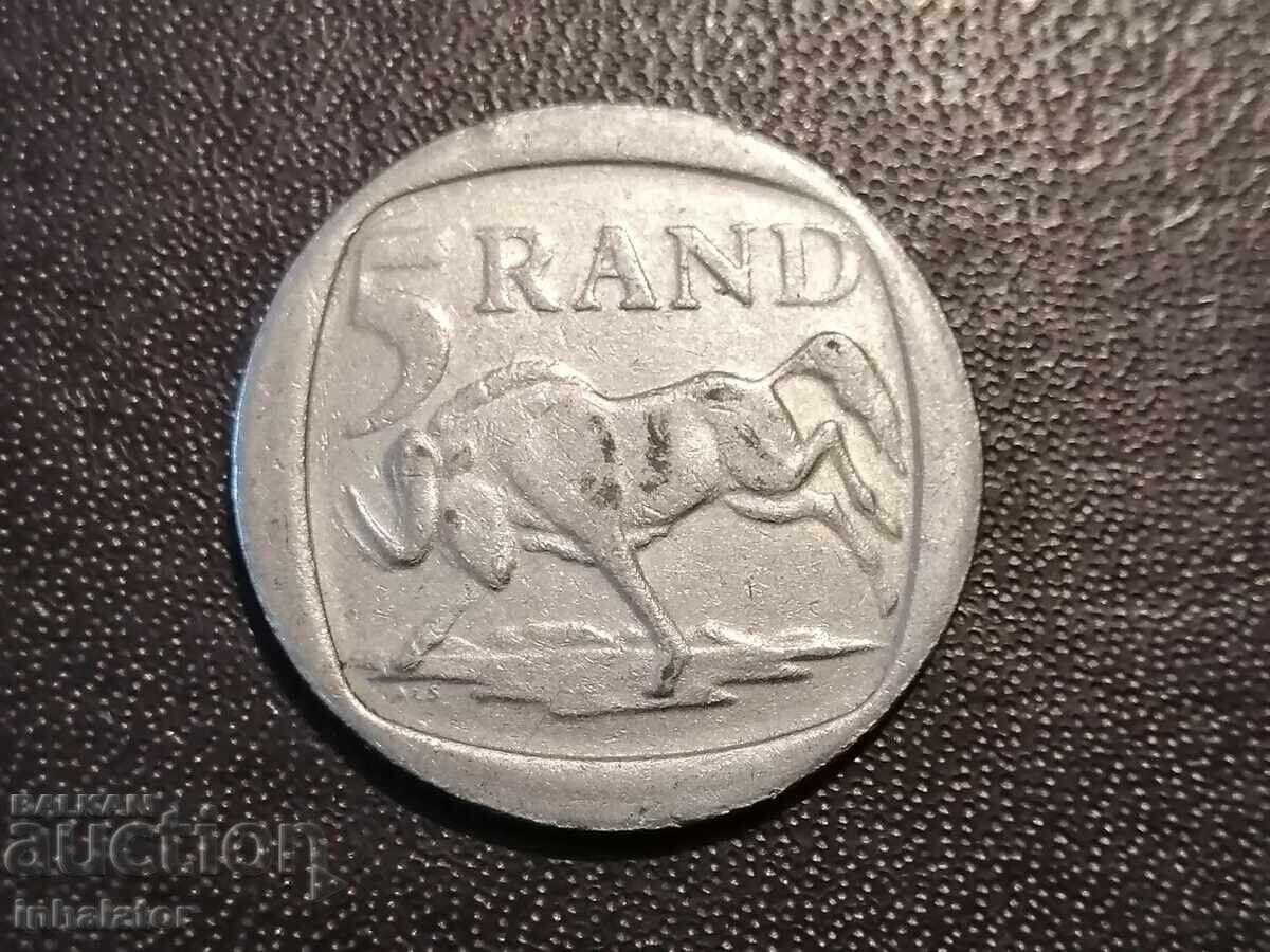 5 Rand 1995 South Africa