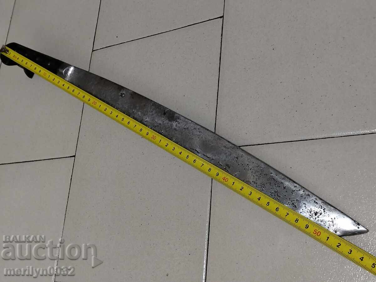 Auction Old shepherd's knife without scabbard with a master's stamp on the blade Auction Old shepherd's knife without scabbard with a master's stamp on the blade