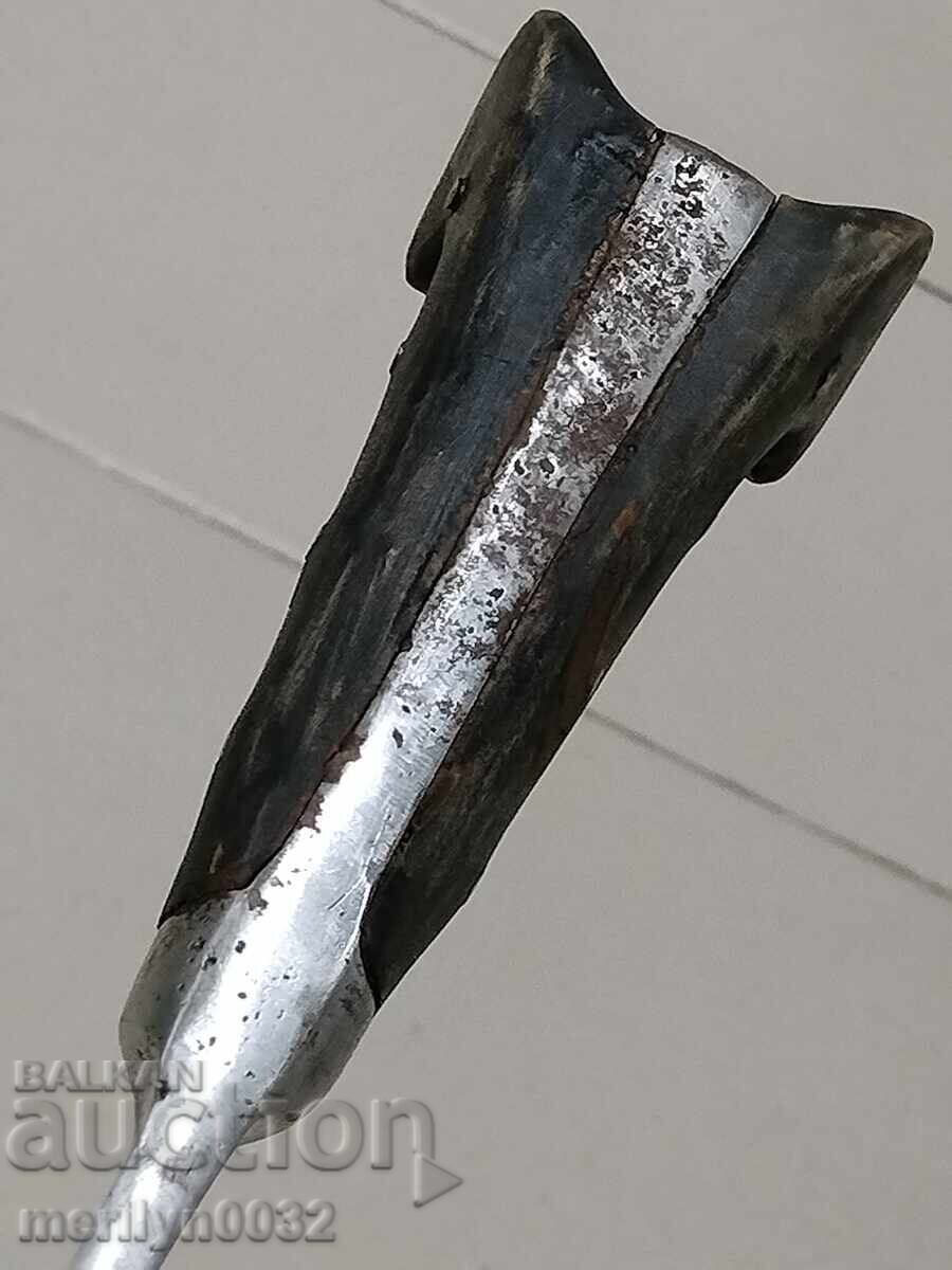 Old shepherd's knife without scabbard with a master's stamp on the blade - 7 Old shepherd's knife without scabbard with a master's stamp on the blade - 7