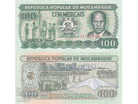 tino37- MOZAMBIQUE - 100 METICAIS - 1989 - UNC