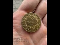 Gold Coin France 40 Francs 1806A Napoleon I