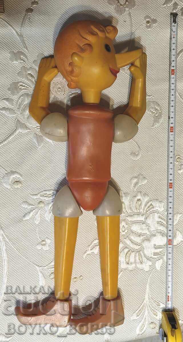Auction Original Russian Social USSR Children's Toy BURATINO 1970s Auction Original Russian Social USSR Children's Toy BURATINO 1970s
