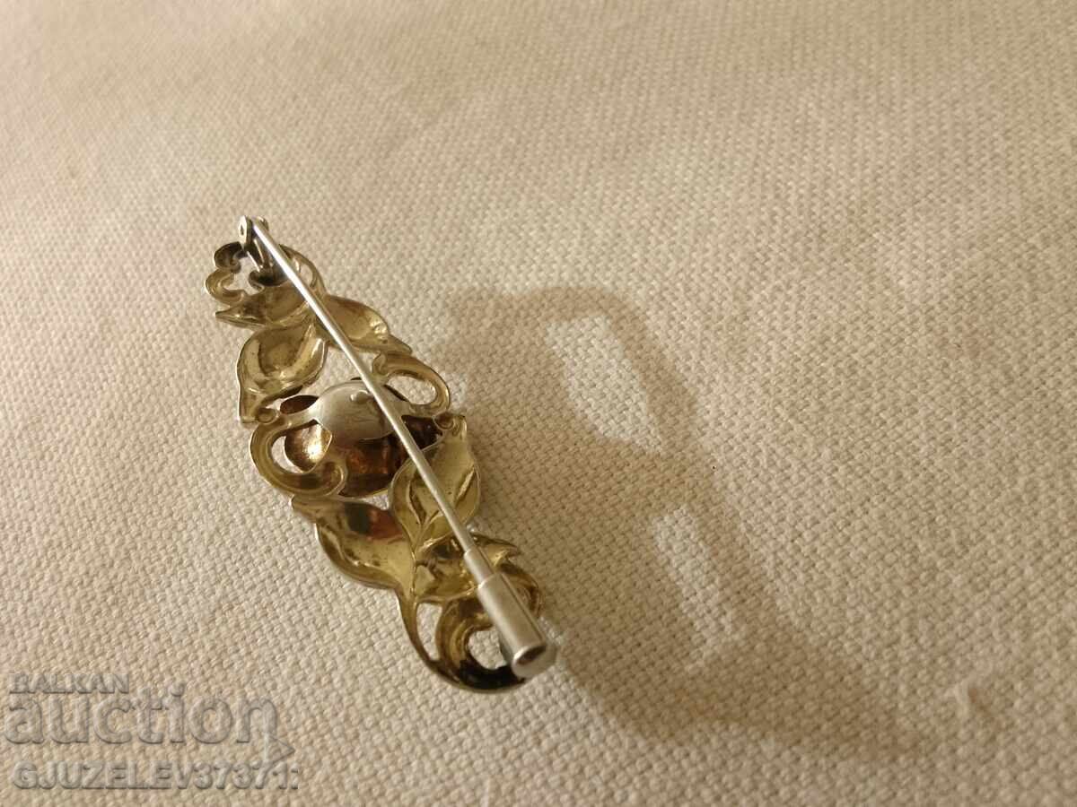 Аукцион Антична френска брошка сребро със златен пълнеж: Антична изя Аукцион Антична френска брошка сребро със златен пълнеж: Антична изя