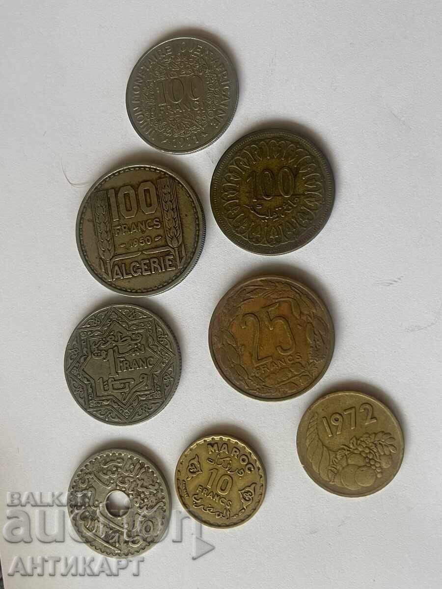 coins francs former French colonies Africa