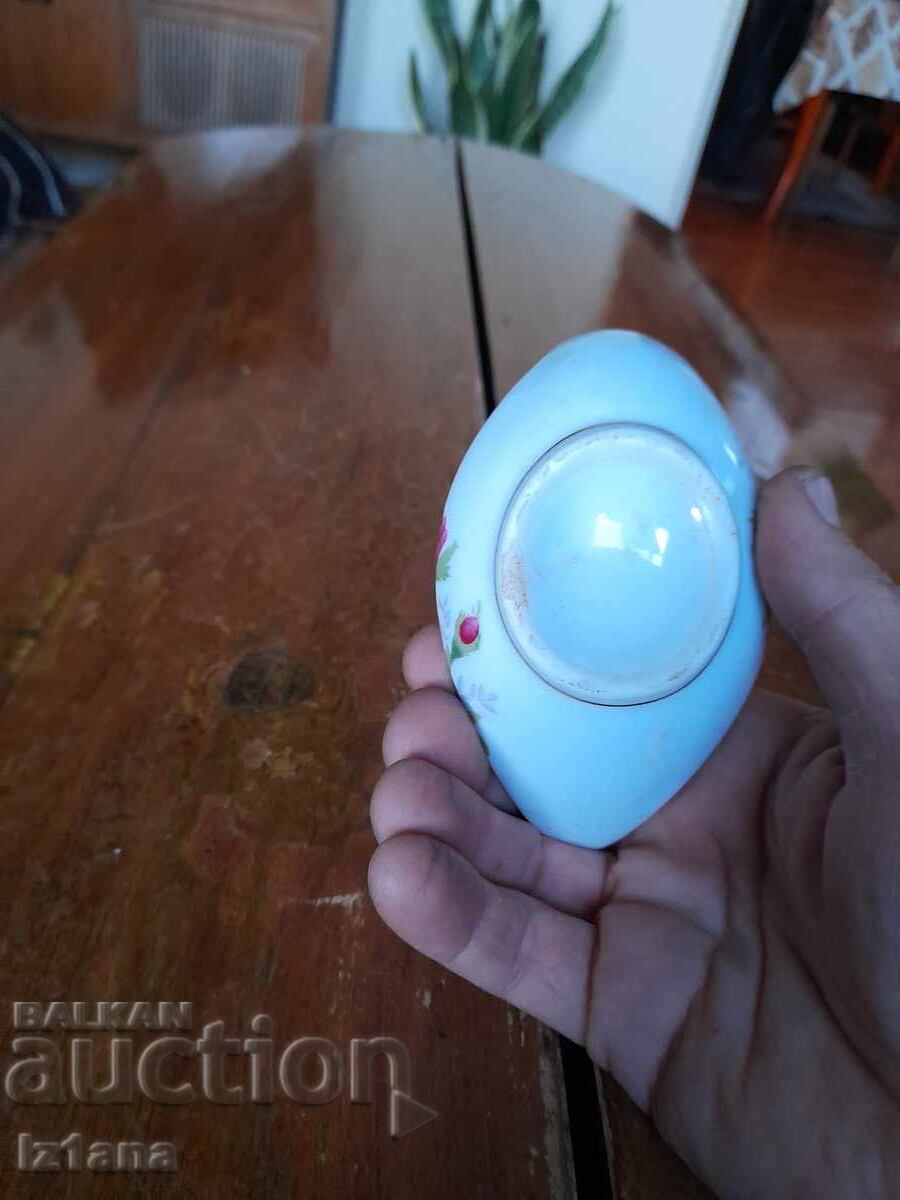 Old decorative porcelain kerosene lamp - 5 Old decorative porcelain kerosene lamp - 5