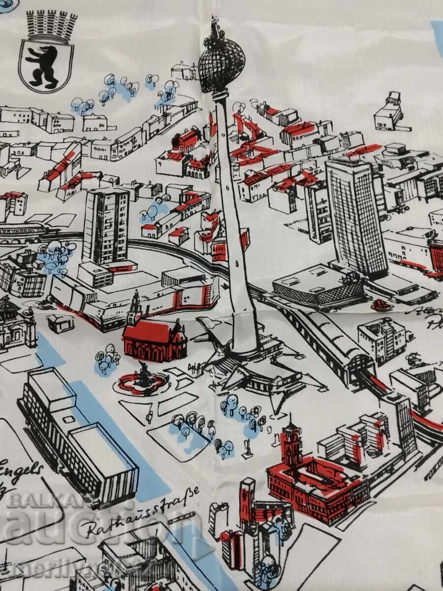 Auction Advertising cloth of Berlin GDR BERLIN DDR Auction Advertising cloth of Berlin GDR BERLIN DDR