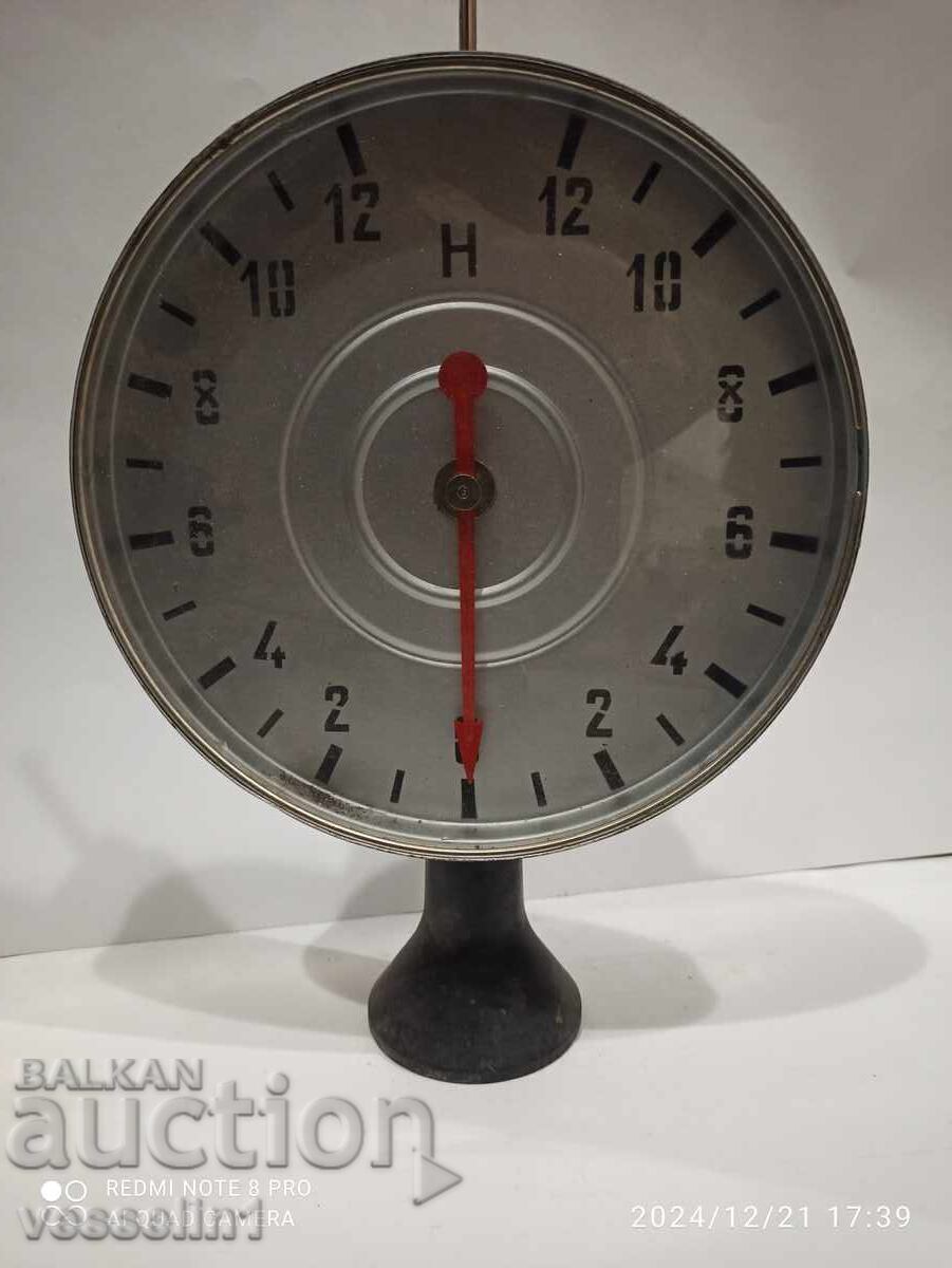 An old model of a depth gauge, big and beautiful from Soca An old model of a depth gauge, big and beautiful from Soca