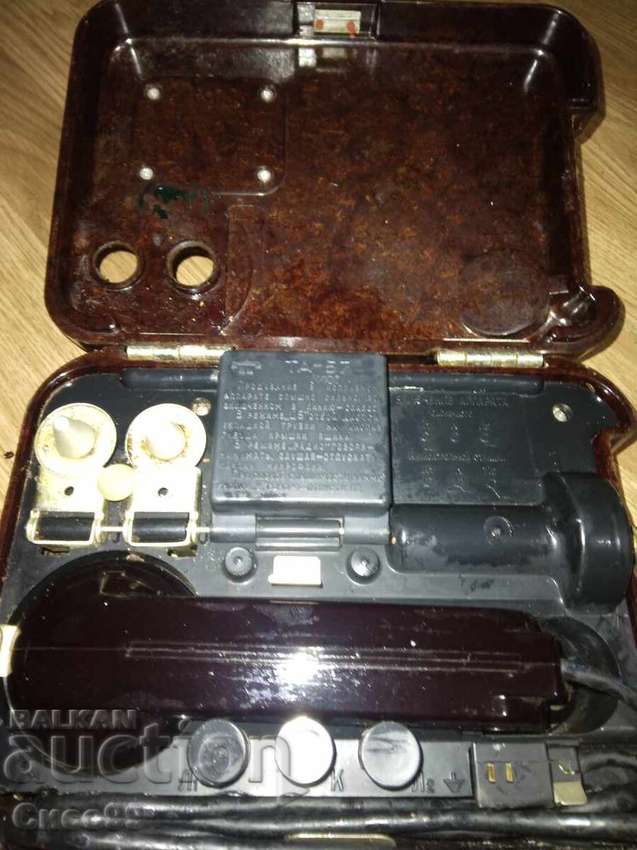 Soviet military field telephone TA-57 TAP telephone