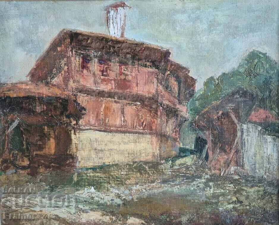 Ivan Hristov 1900-1987 Revival house painting from 1937 with price 2150.00 BGN | € 1099.28