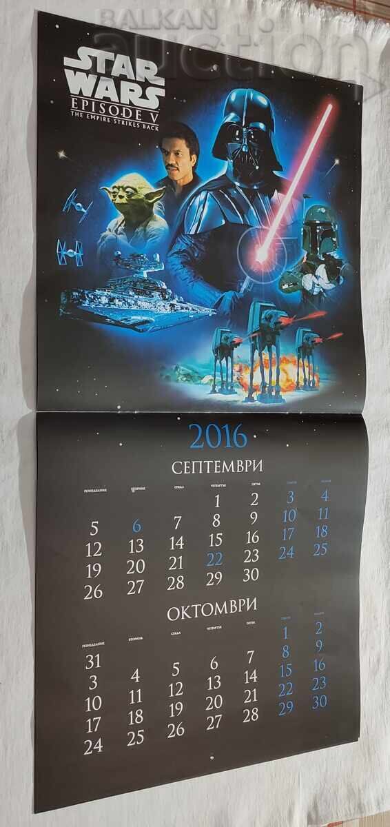 Delivery of STAR WARS CALENDAR 2016