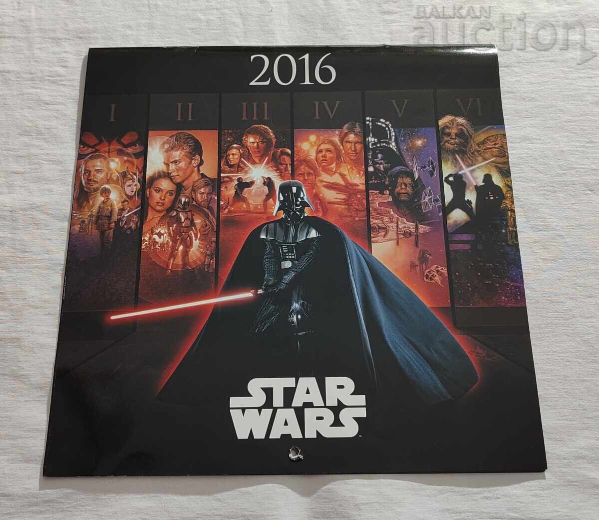 STAR WARS CALENDAR 2016