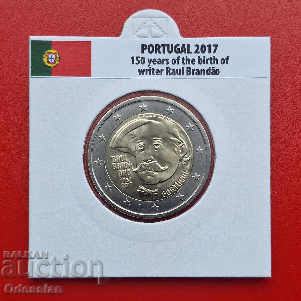 Portugal • 2 Euro • Raul Brandão • 2017 Portugal • 2 Euro • Raul Brandão • 2017