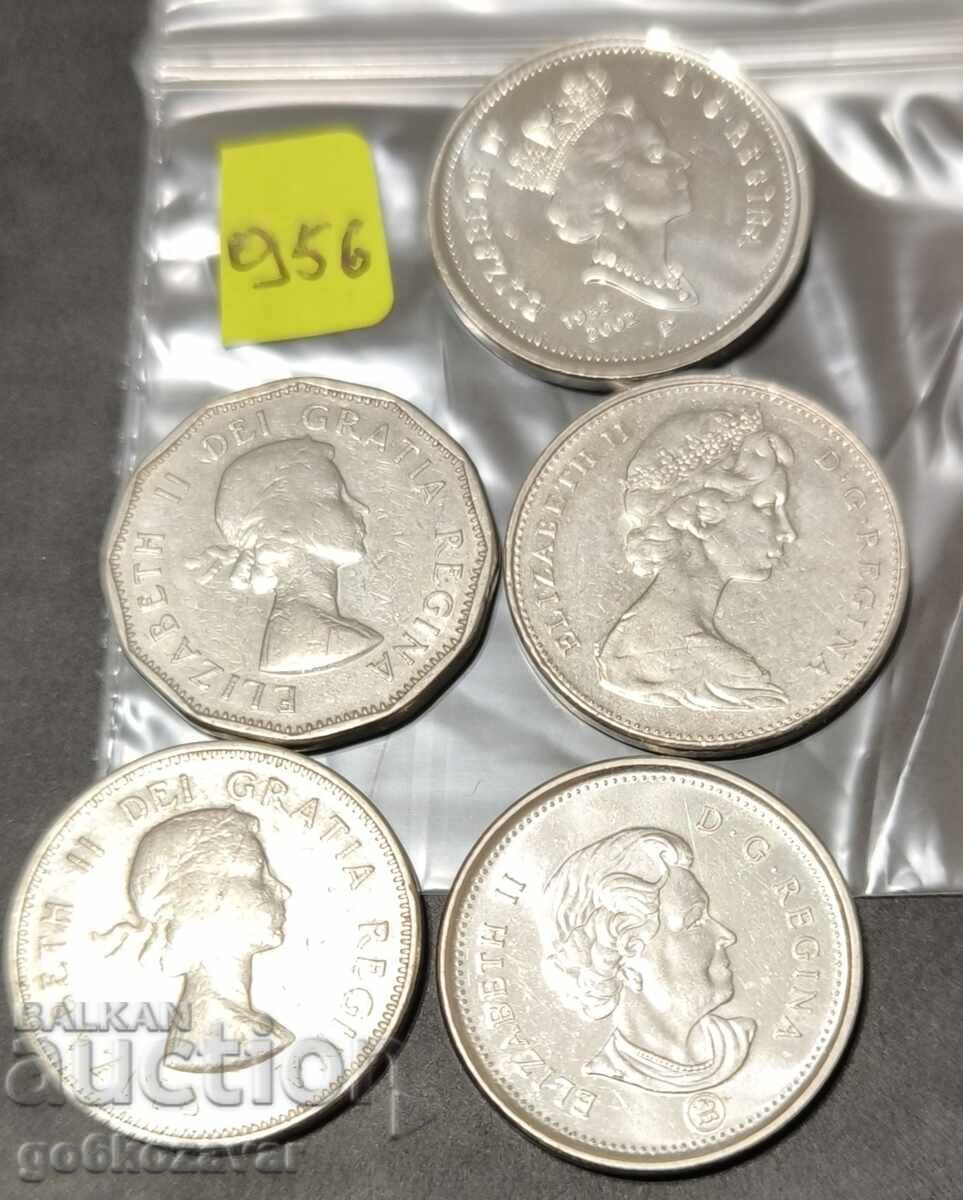 Lot de 5 cenți Canada ani diferiți! cu preț 3.50 BGN | € 1.79 Lot de 5 cenți Canada ani diferiți! cu preț 3.50 BGN | € 1.79