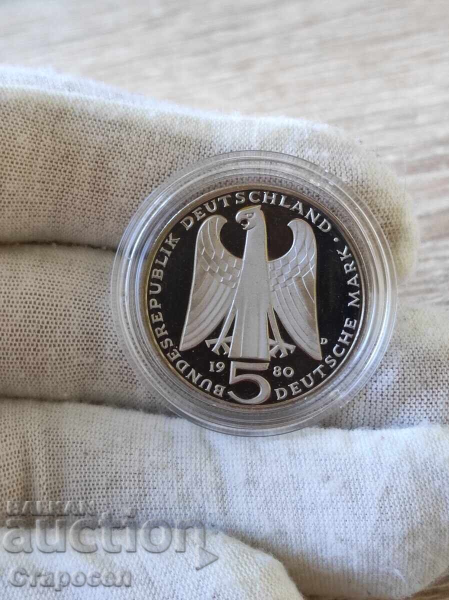 5 timbre 1980 Germania (RFG) cu preț € 10.00 | 19.56 BGN