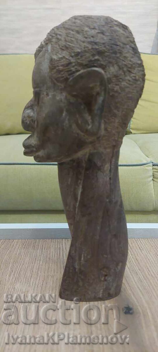 Solid wood carving Africa for connoisseurs 24cm - 5 Solid wood carving Africa for connoisseurs 24cm - 5