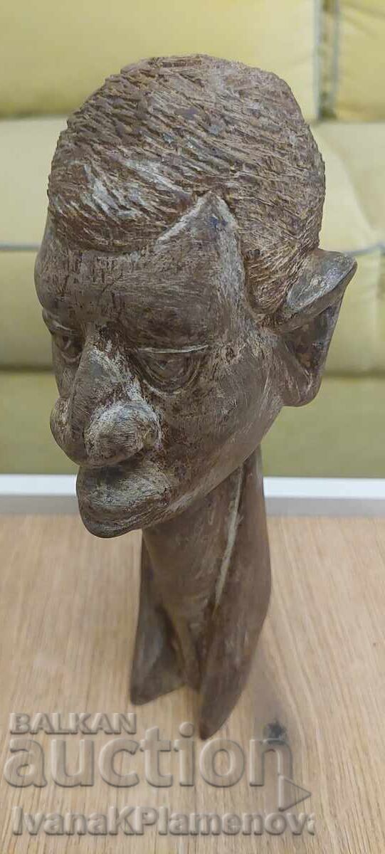 Solid wood carving Africa for connoisseurs 24cm - 7 Solid wood carving Africa for connoisseurs 24cm - 7