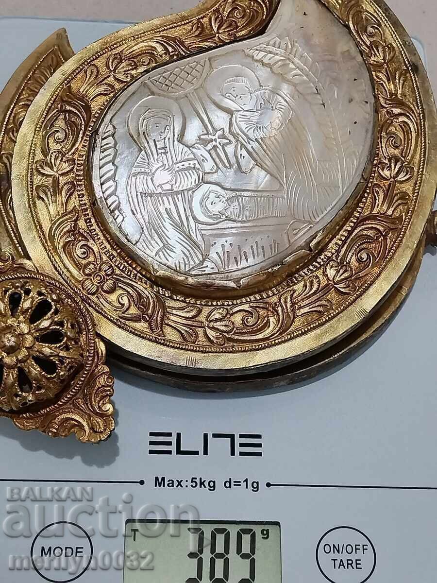 Revivalist elite buckles Large mother-of-pearl silver gilding UNIQUE with price 5369.00 BGN | € 2745.13 Revivalist elite buckles Large mother-of-pearl silver gilding UNIQUE with price 5369.00 BGN | € 2745.13