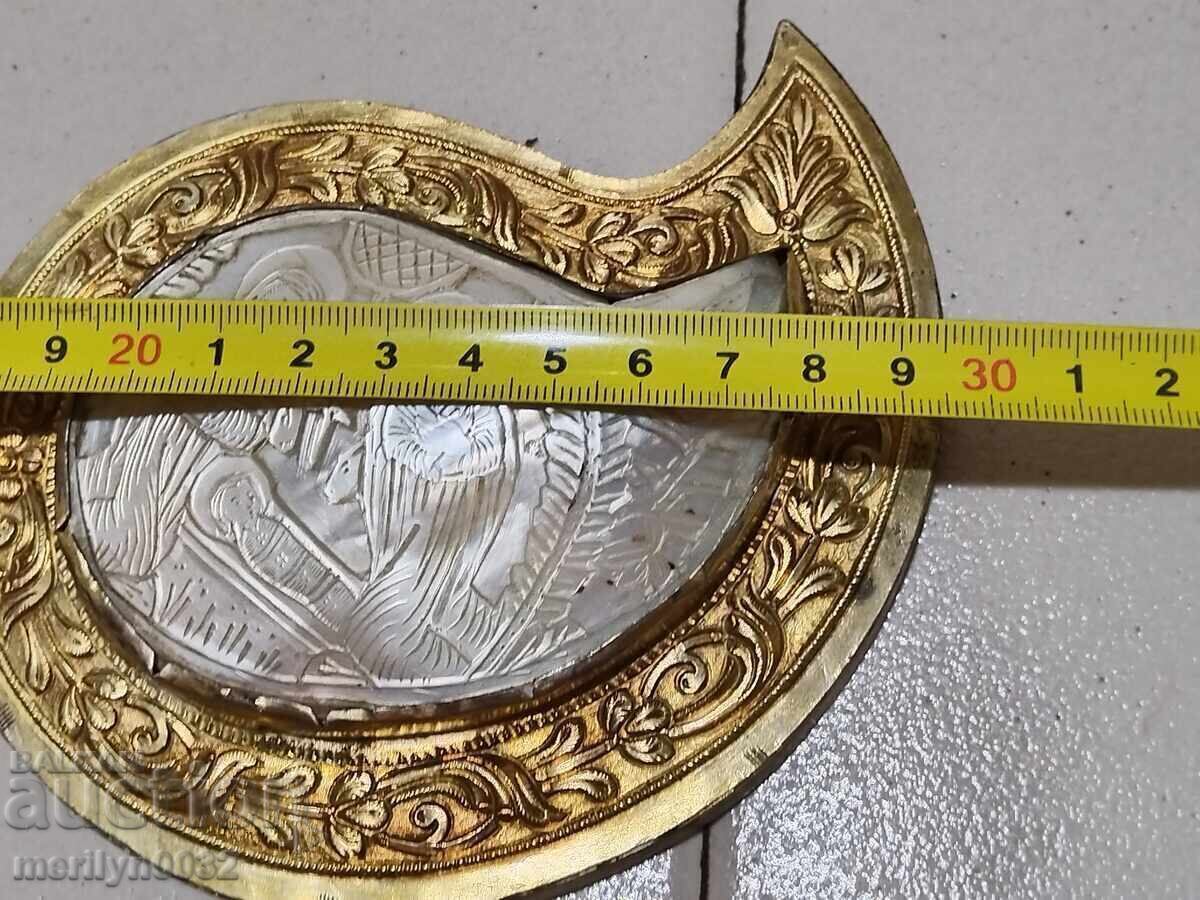 Auction Revivalist elite buckles Large mother-of-pearl silver gilding UNIQUE Auction Revivalist elite buckles Large mother-of-pearl silver gilding UNIQUE