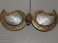 Pafte de elită din perioada Renașterii, mari, sidef, argint, aurire, UNICAT