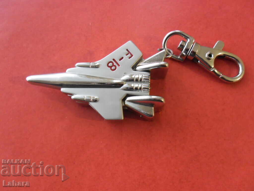 Delivery of F-18 airplane keychain with clock Delivery of F-18 airplane keychain with clock