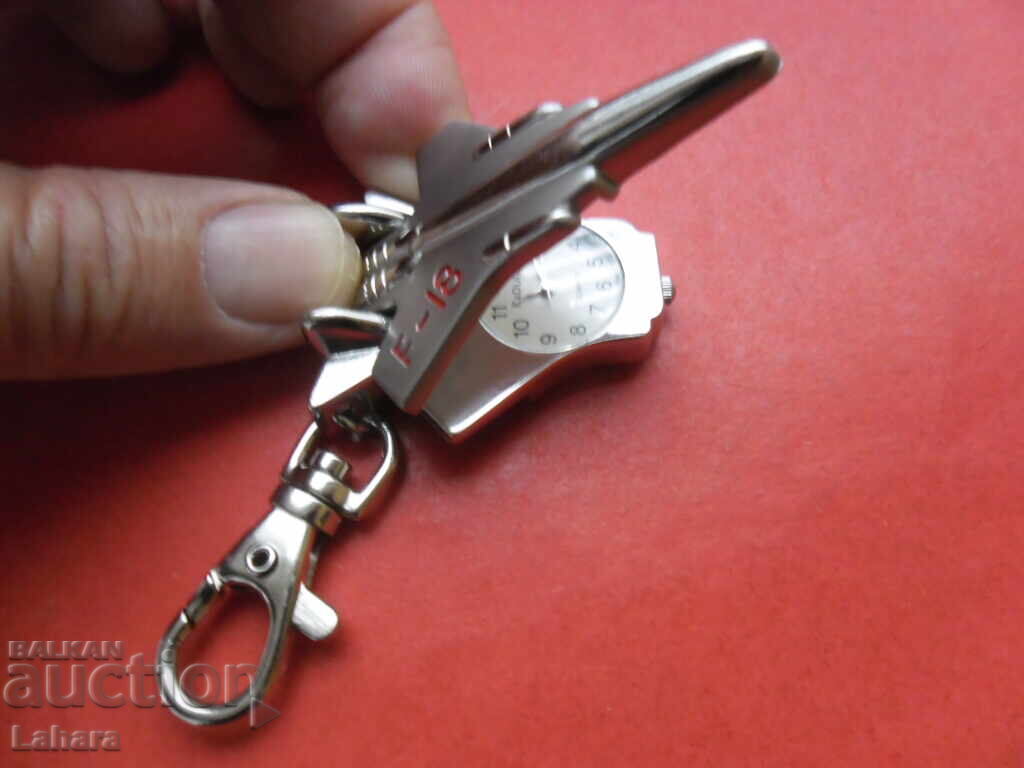 F-18 airplane keychain with clock - 7 F-18 airplane keychain with clock - 7