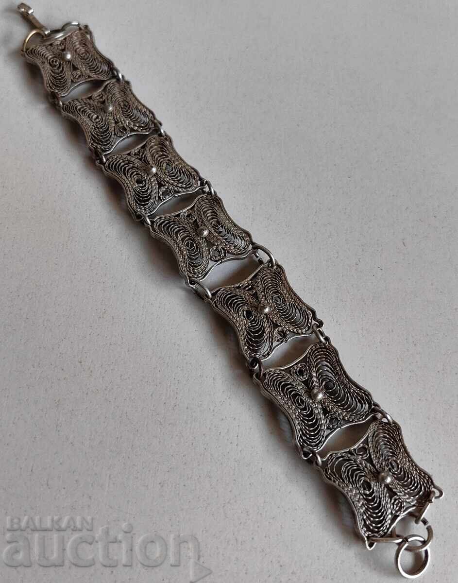 BIJUTERII VECHI FRUMOASE BRATARA FILIGRAN - 6 BIJUTERII VECHI FRUMOASE BRATARA FILIGRAN - 6