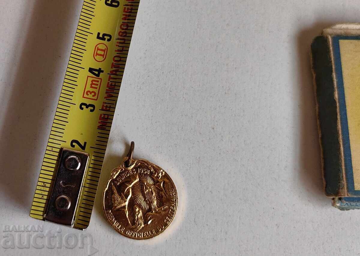 1958 ΠΑΝΑΓΙΑ ΑΓΙΑ ΜΠΕΡΝΑΝΤΕΤ ΤΗΣ ΛΟΥΡΔΗΣ ΜΕΤΑΛΛΙΟΝ - 5